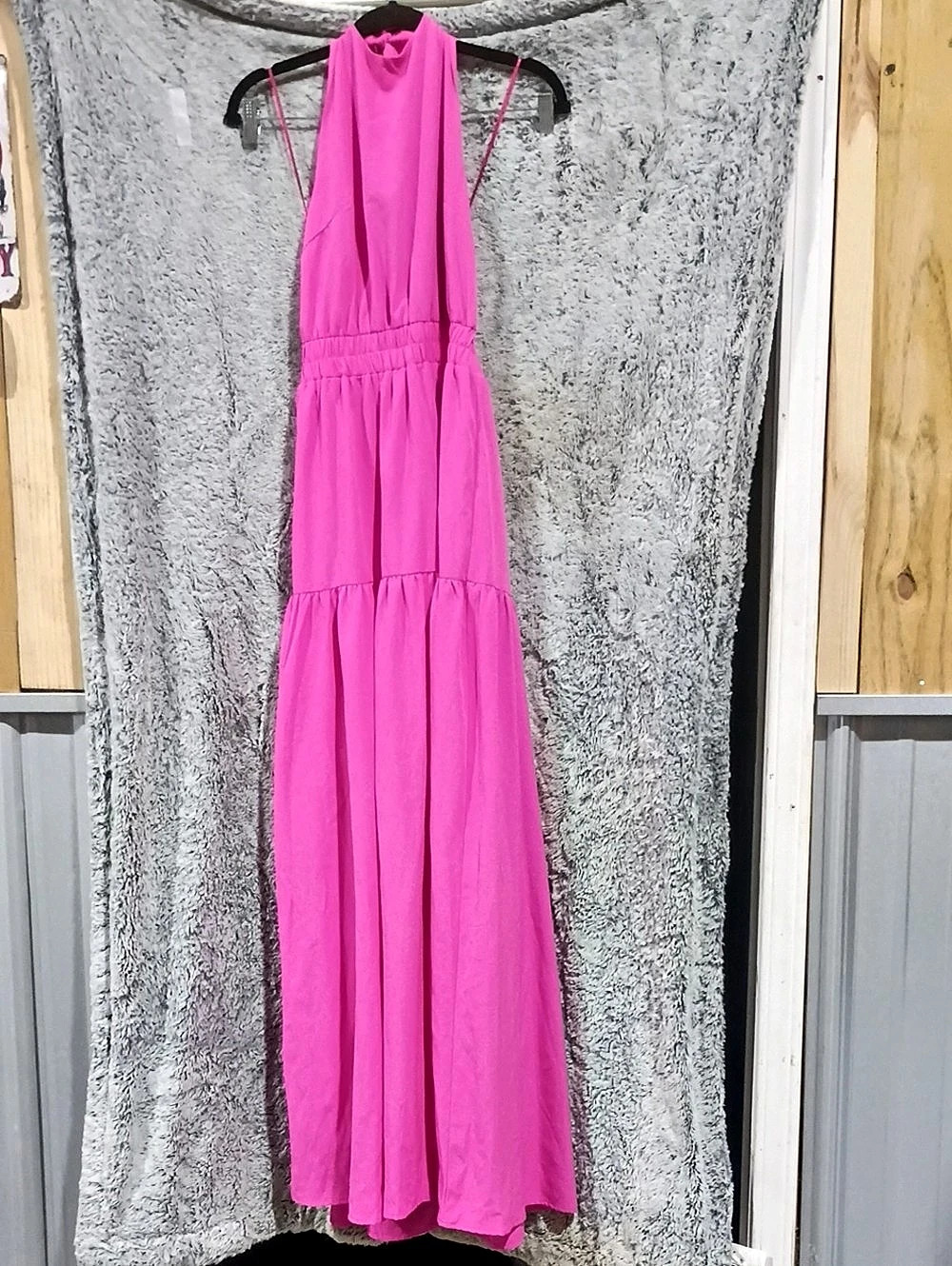 Flying Tomato Pink Maxi Dress Size Small Like New